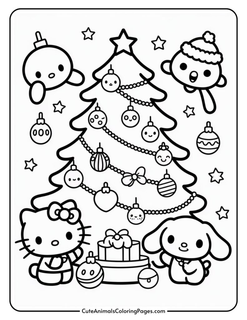 Sanrio Christmas Coloring Pages (11 Pages To Color) sanrio-christmas-coloring-pages-9.jpg