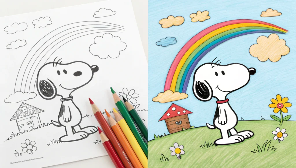 split-image-showing-the-same-snoopy-coloring-page.webp.webp